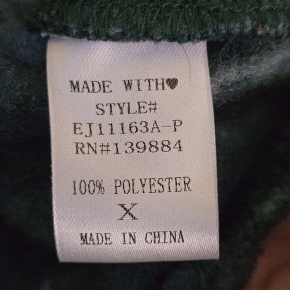 Arula Cropped Cozy Plaid Faux Sherpa Jacket Size 1X - Picture 5 of 6